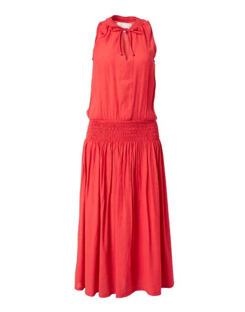 Brochu Walker - Francine Vermillion Red Crinkled Dress