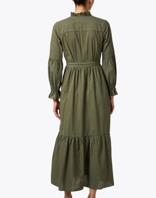 Back image - Xirena - Sage Green Poplin Maxi Dress