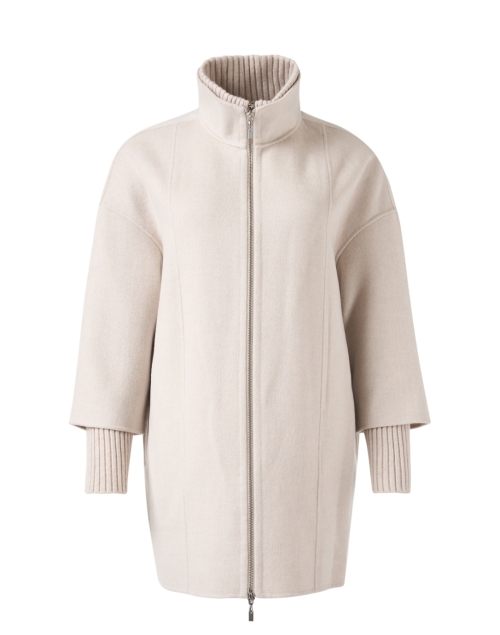 Beige Wool Cashmere Coat