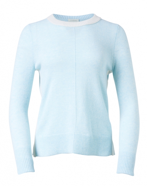 Kinross Light Blue Cashmere Sweater
