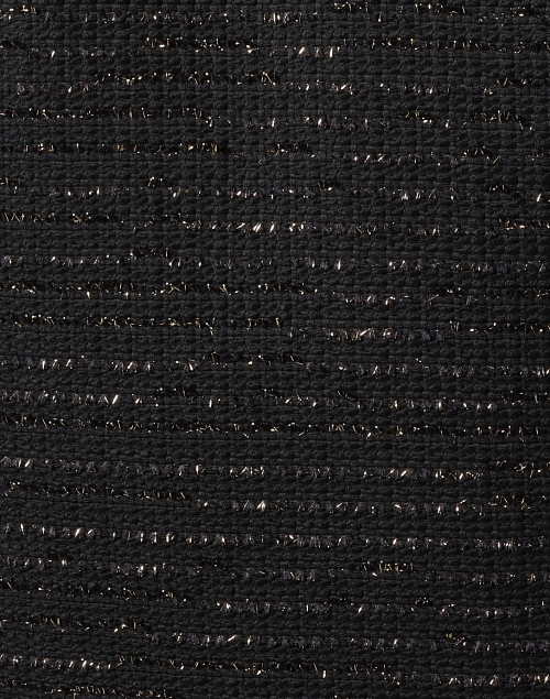 Fabric image - Paule Ka - Black Tweed Lurex Coat