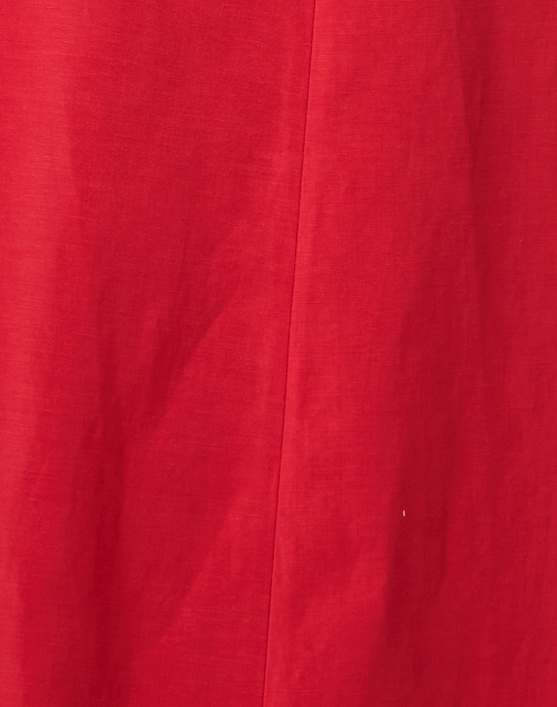 Fabric image - Lafayette 148 New York - Raleigh Red Silk Linen Dress