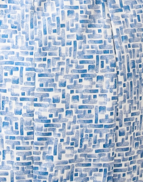 Fabric image - Peserico - Blue Print Cotton Sheath Dress