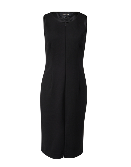 Product image - Paule Ka - Black Jersey Zip Sheath Dress
