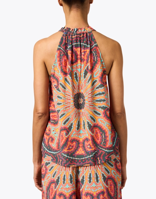 Back image - Figue - Betty Multi Medallion Print Top