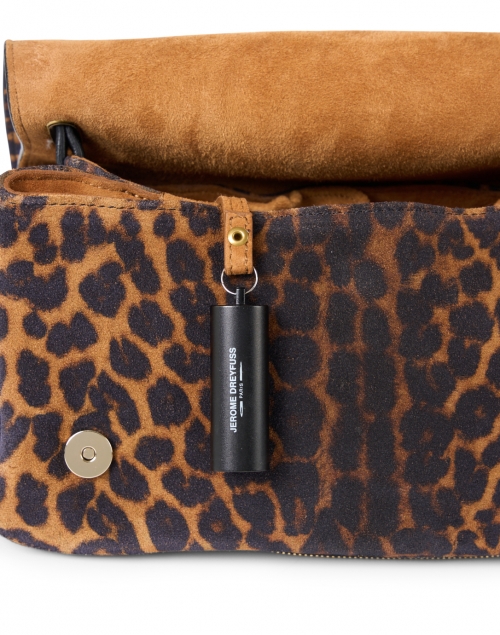 Extra_1 image - Jerome Dreyfuss - Bobi Leopard Suede Crossbody Bag