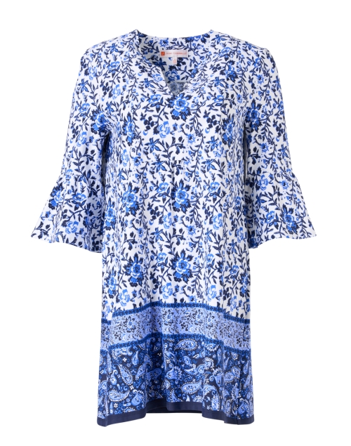 Product image - Jude Connally - Kerry Blue Floral Printed Dress