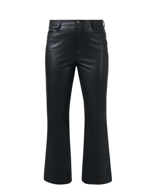 Product image - MAC Jeans - Aida Black Faux Leather Kick Flare Pant