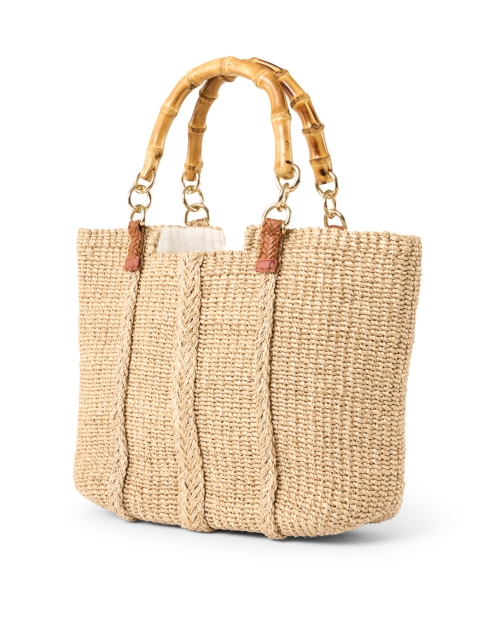 Front image - SERPUI - Terezita Bamboo Handle Shoulder Bag