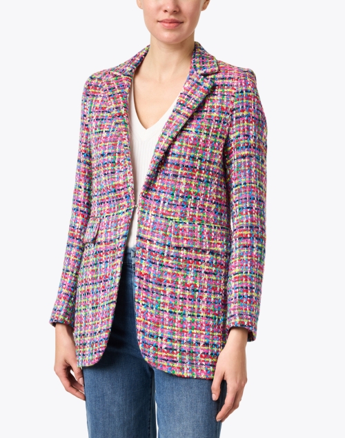 Front image - Vilagallo - Antonet Multi Tweed Blazer