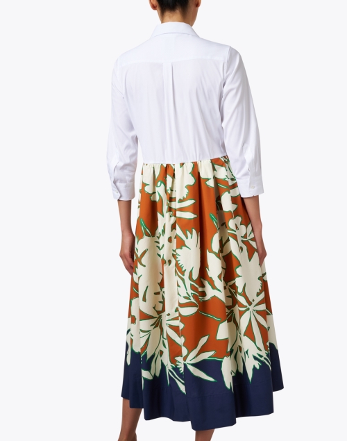 Back image - Sara Roka - Elenat Multi Print Shirt Dress