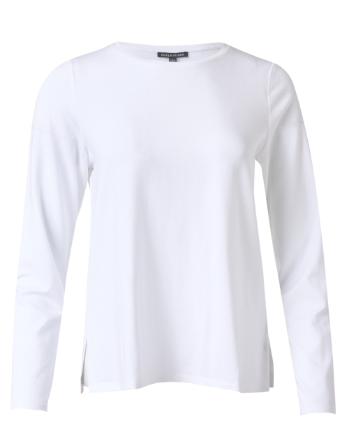 Product image - Eileen Fisher - White Stretch Jersey Top