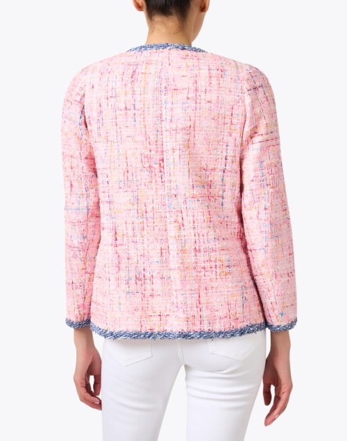 Back image - Weill - Cindya Pink Tweed Jacket