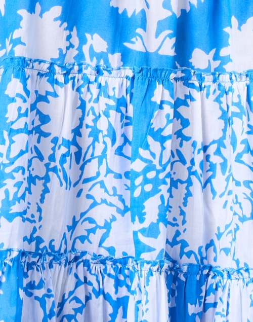 Fabric image - Juliet Dunn - Blue Print Cotton Dress