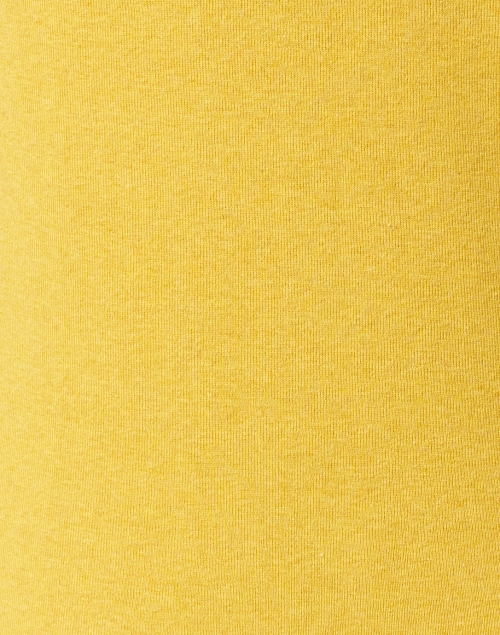 Fabric image - Repeat Cashmere - Yellow Cotton Henley Sweater