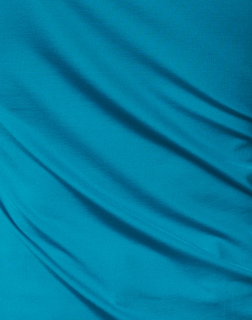Fabric image - St. John - Teal Mock Neck Top