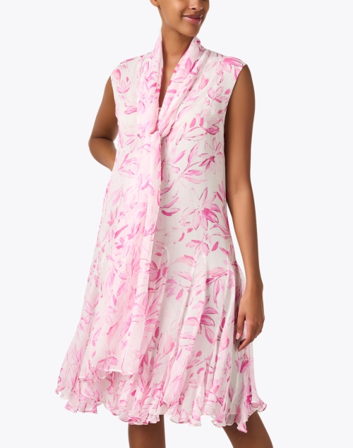 Front image - Weill - Celhia Pink Floral Print Dress