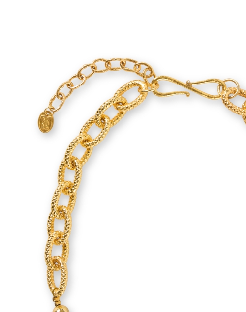 Back image - Sylvia Toledano - Pearl and Gold Chain Necklace
