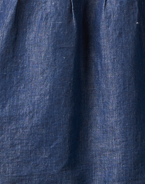 Fabric image - 120% Lino - Denim Blue Cotton Linen Top