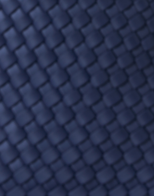 Fabric image - Naghedi - St. Barths Mini Solid Slate Blue Woven Handbag