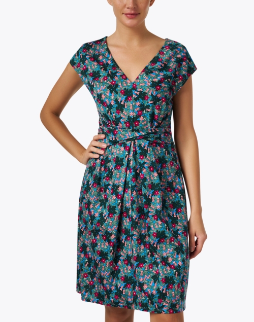 Front image - Weekend Max Mara - Vicino Multi Floral Cotton Dress