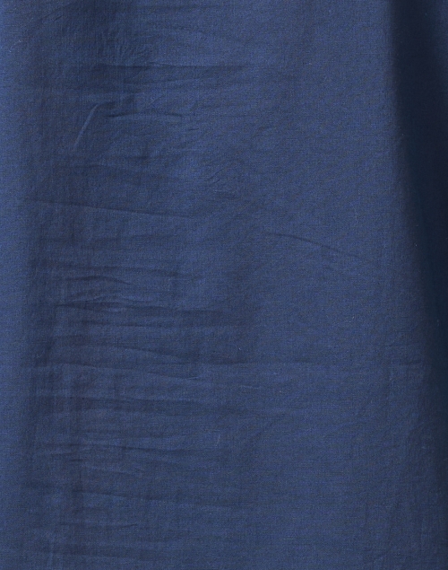 Fabric image - Gretchen Scott - Navy Reef Embroidered Cotton Poplin Tunic