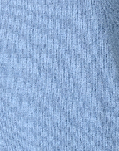 Fabric image - Repeat Cashmere - Blue Cashmere Short Sleeve Sweater