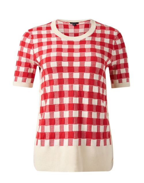 Product image - Joseph - Red and White Gingham Sweater