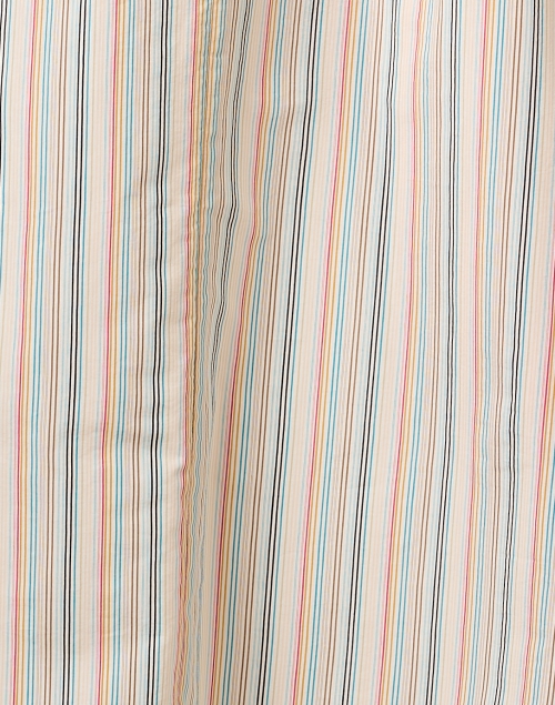 Fabric image - Momoni - Geneva Multi Striped Cotton Blend Dress