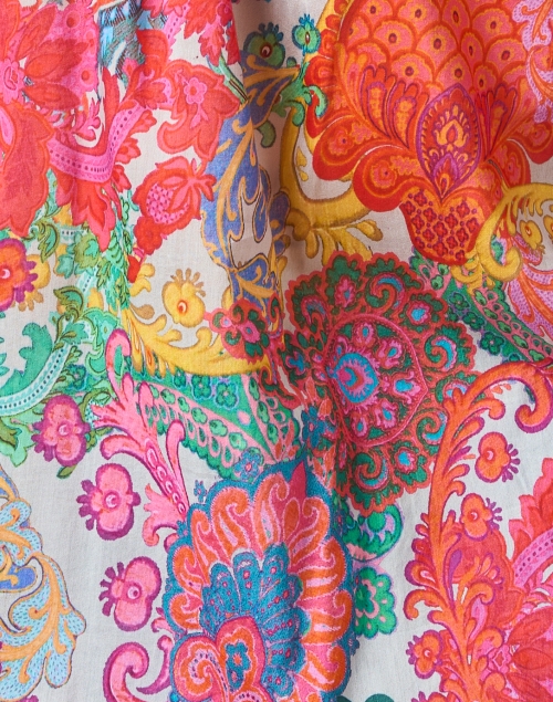 Fabric image - Megan Park - Multi Print Cotton Silk Blouse