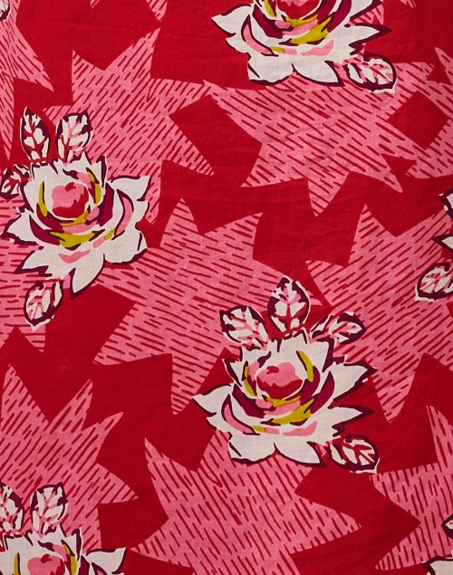 Fabric image - Lisa Corti - Ethesian Red Multi Print Dress