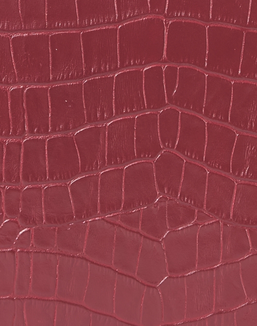 Fabric image - DeMellier - London Burgundy Leather Shoulder Bag