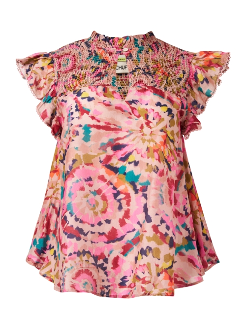 Product image - Chufy - Juni Pink Print Voile Blouse