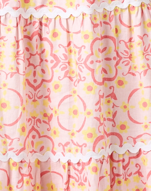 Fabric image - Sail to Sable - Pink Medallion Print Ric Rac Dress
