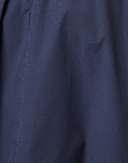 Fabric image - Jason Wu - Navy Poplin Ruffle Hem Dress