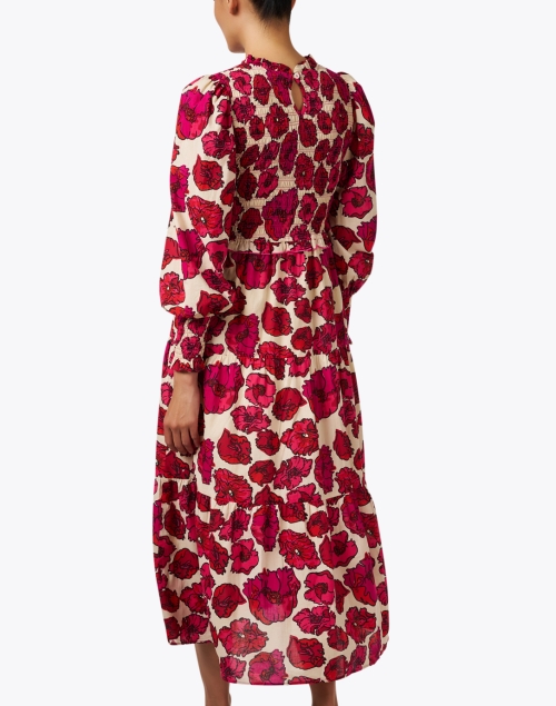 Back image - Ro's Garden - Ivy Pink Floral Print Dress
