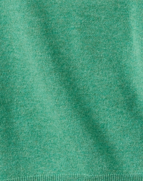 Fabric image - Repeat Cashmere - Green and Cream Stitched Cashmere Cardigan