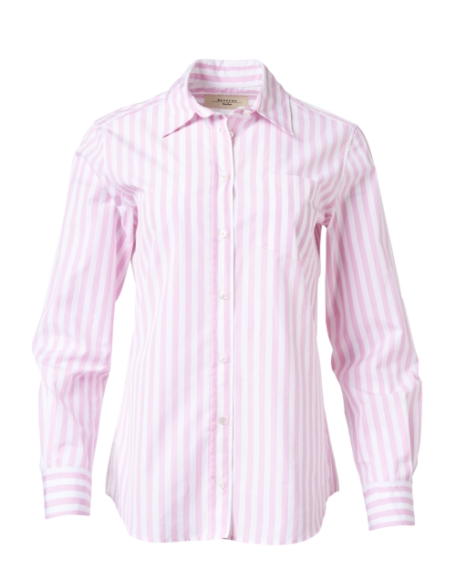 Weekend Max Mara Armilla Pink and White Cotton Shirt