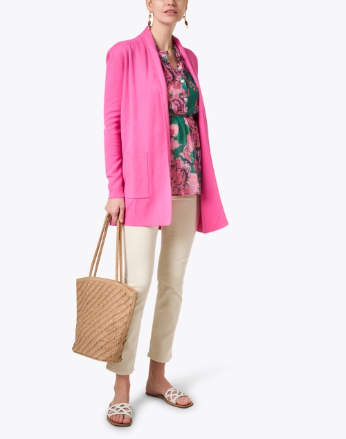 Look image - Burgess - Pink Cotton Cashmere Travel Coat