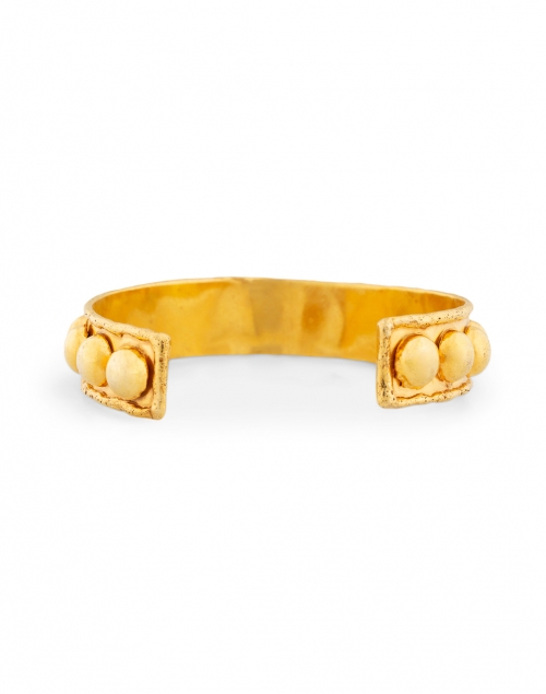 Back image - Sylvia Toledano - Gold Studded Small Cuff Bracelet