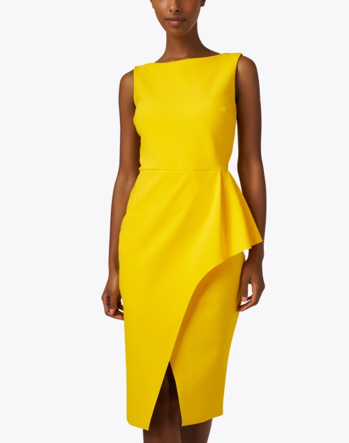 Front image - Chiara Boni La Petite Robe - Goro Yellow Dress