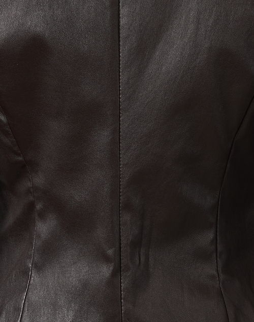 Fabric image - Susan Bender - Brown Stretch Leather Jacket