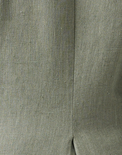Fabric image - T.ba - Teal Blue Linen Swing Jacket