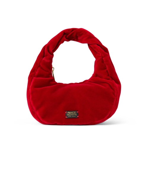 Product image - Frances Valentine - Cece Cranberry Red Velvet Bag