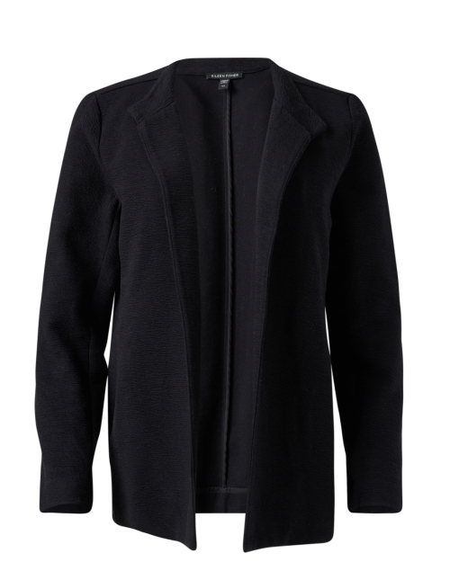 Product image - Eileen Fisher - Black Cotton Crinkle Jacket