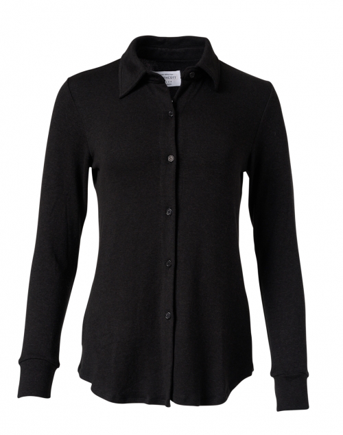 Product image - Southcott - Eastdale Black Cotton Modal Shirt