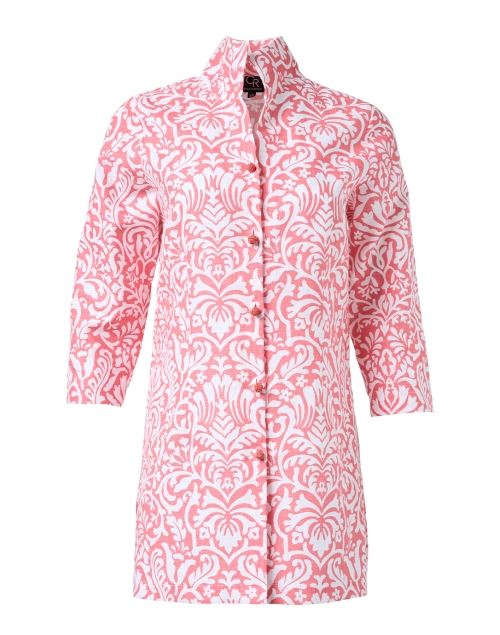 Product image - Connie Roberson - Rita Pink Print Linen Jacket
