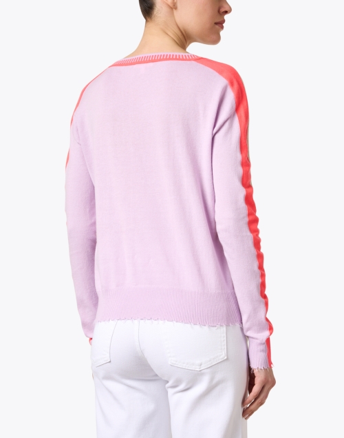 Back image - Lisa Todd - Beige Multi Color Block Cotton Sweater