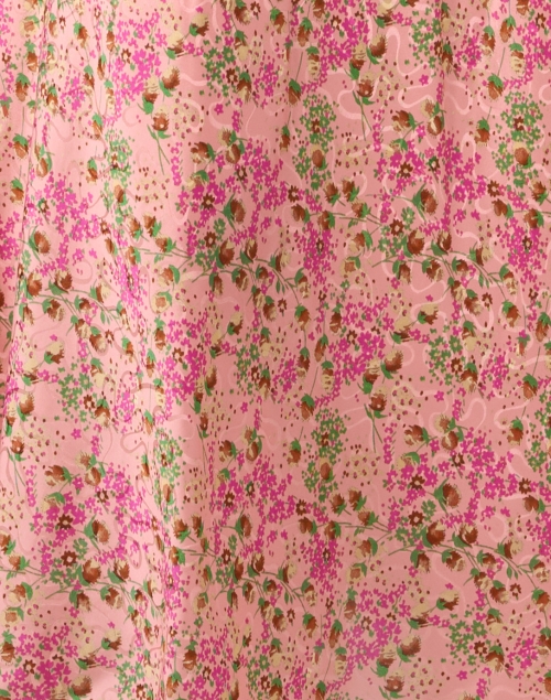 Fabric image - L.K. Bennett - Lois Pink Floral Print Dress