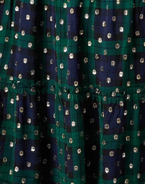 Fabric image - Sail to Sable - Green and Navy Plaid Dress